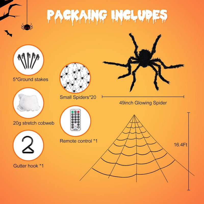Led lights spiders on sale